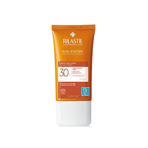 Rilastil Sun System Crema Solare Vellutata Viso SPF 30 50 ml