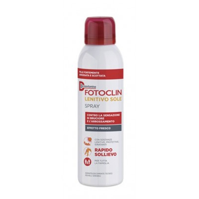 Dermovitamina Fotoclin Lenitivo Sole Spray Rapido Sollievo Pelle Arrossata 100ml