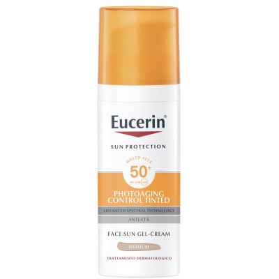 Eucerin Sun Gel Cream Photo Aging Control Tinted Medium SPF50+ 50ml