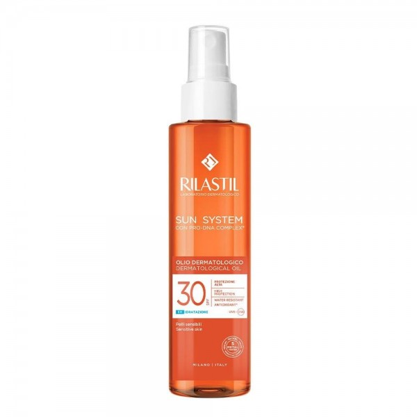Rilastil Sun System Olio Dermatologico SPF30 200 ml