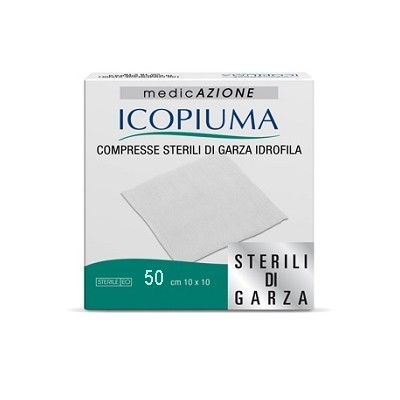GARZA ICOPIUMA 10X10CM 50PZ