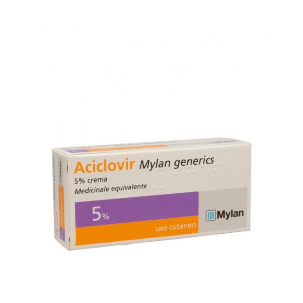 Aciclovir Mylan Generics 5% Herpes Crema 3g